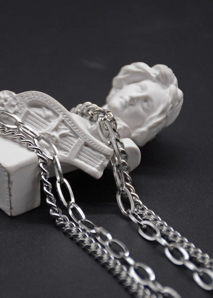 Minimalist Stainless Steel Chain Necklace - Rick Circus
