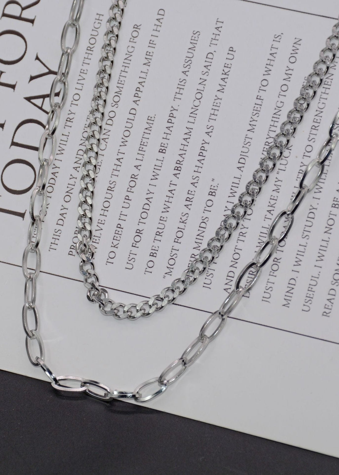 Minimalist Stainless Steel Chain Necklace - Rick Circus
