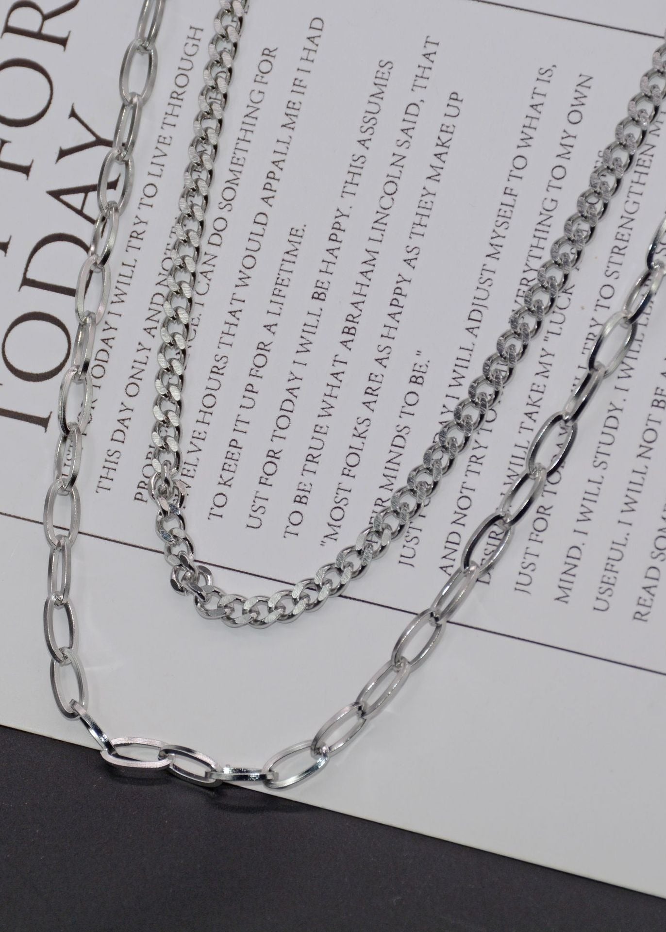 Minimalist Stainless Steel Chain Necklace - Rick Circus