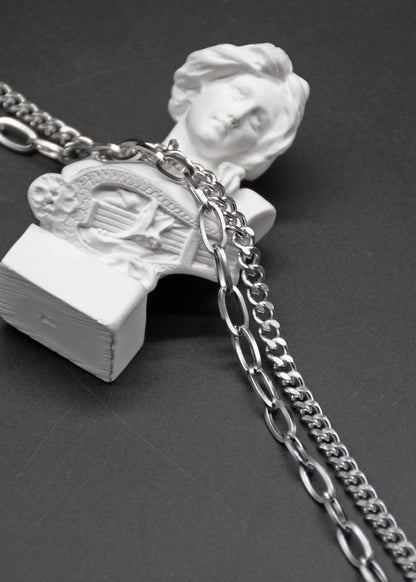 Minimalist Stainless Steel Chain Necklace - Rick Circus