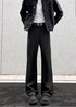 Minimalist Straight - Leg Trousers - Rick Circus