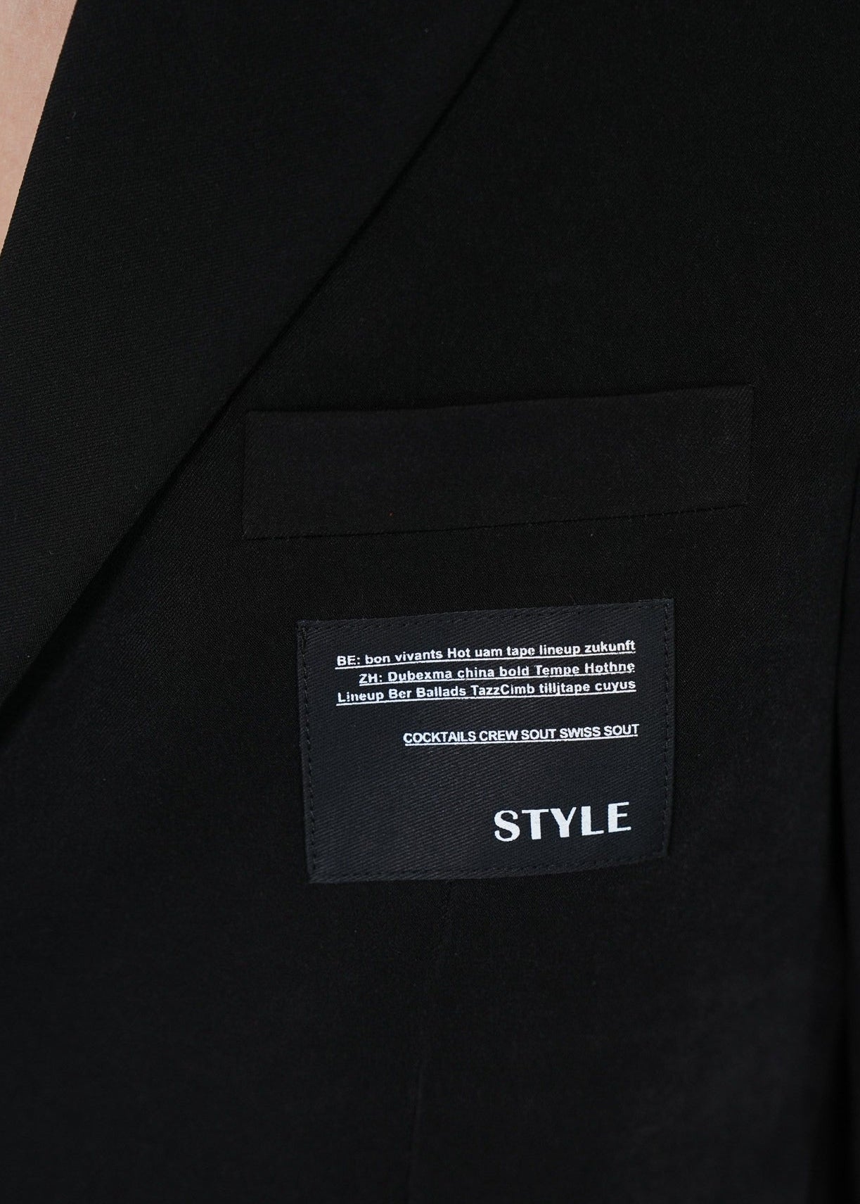 Minimalist Structured Shoulder Tailored Suit Jacket - Rick Circus