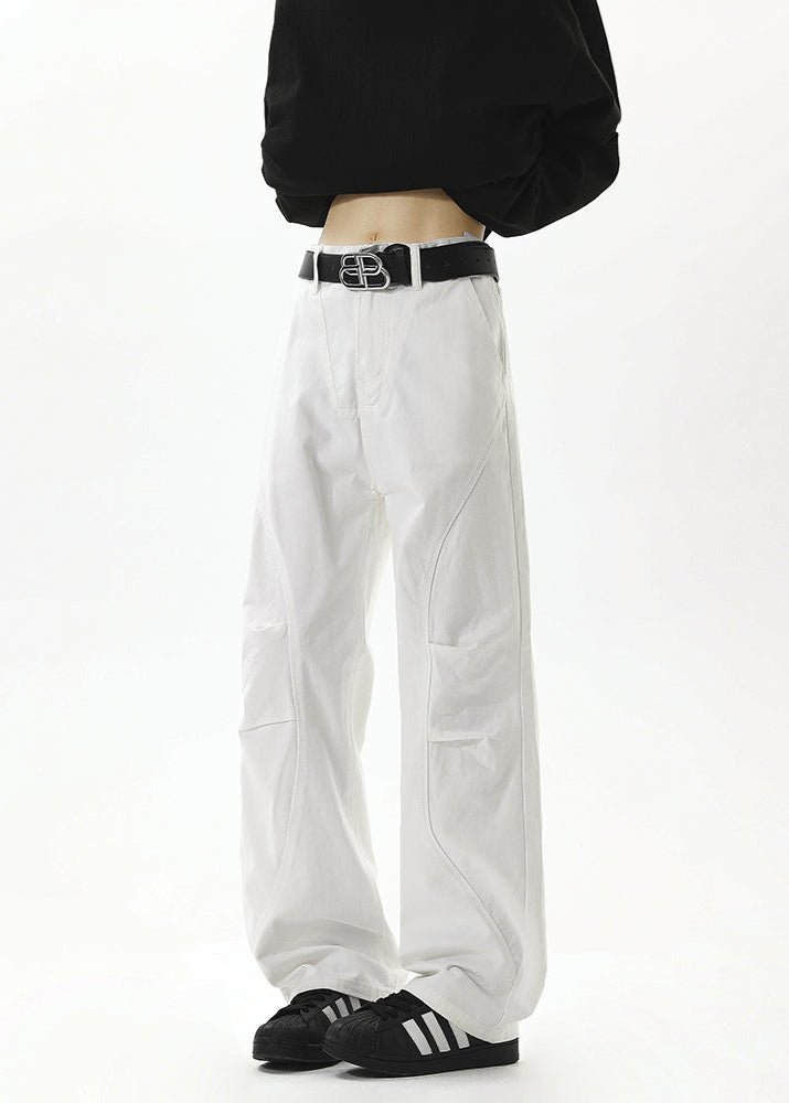 Minimalist Wide - Leg Pants - Rick Circus