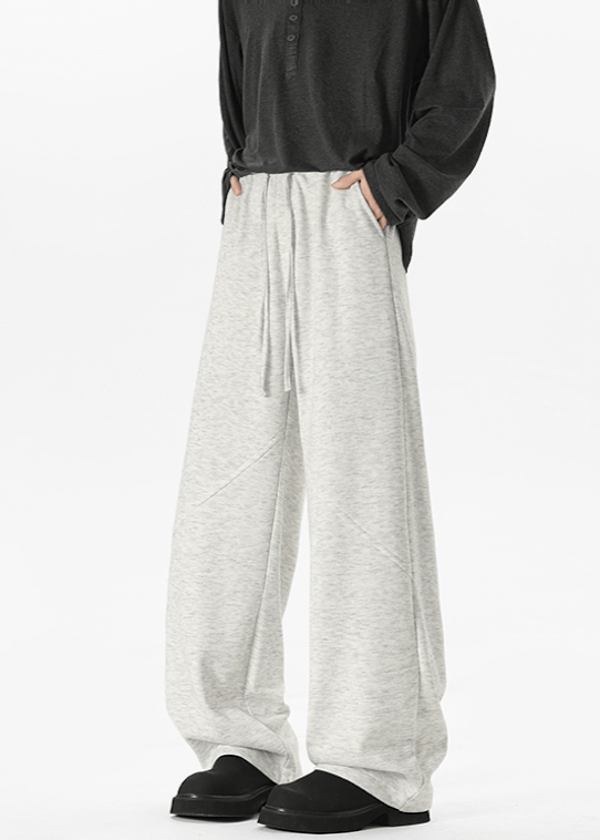 Minimalist Wide - Leg Sweatpants - Rick Circus