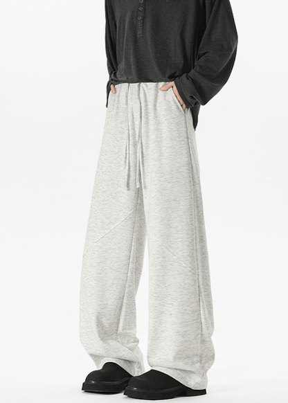 Minimalist Wide - Leg Sweatpants - Rick Circus