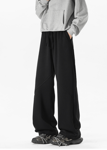 Minimalist Wide - Leg Sweatpants - Rick Circus
