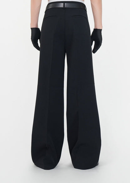 Minimalist Wide - Leg Trousers - Rick Circus