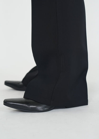 Minimalist Wide - Leg Trousers - Rick Circus