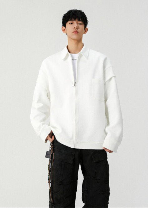 Minimalist Zip - Up Jacket - Rick Circus