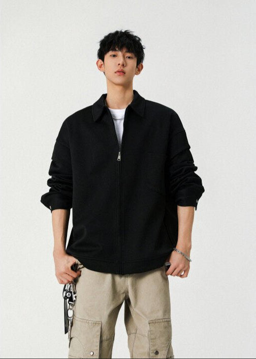 Minimalist Zip - Up Jacket - Rick Circus
