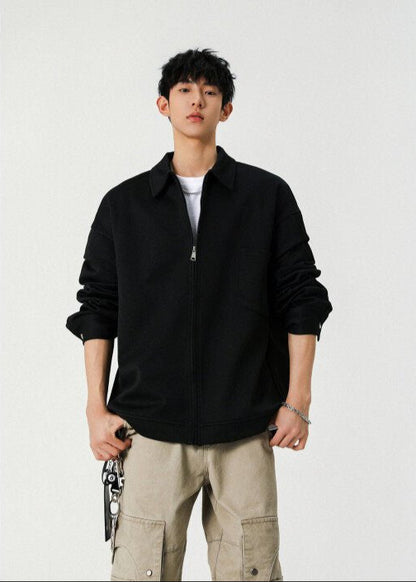 Minimalist Zip - Up Jacket - Rick Circus