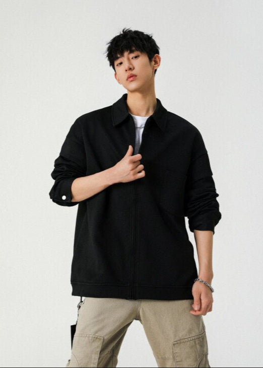 Minimalist Zip - Up Jacket - Rick Circus