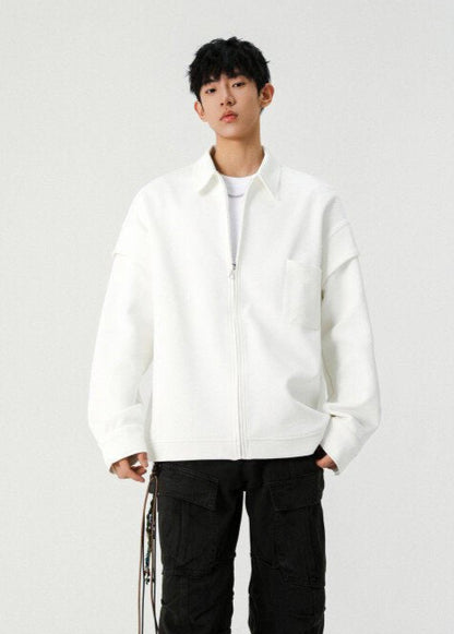 Minimalist Zip - Up Jacket - Rick Circus