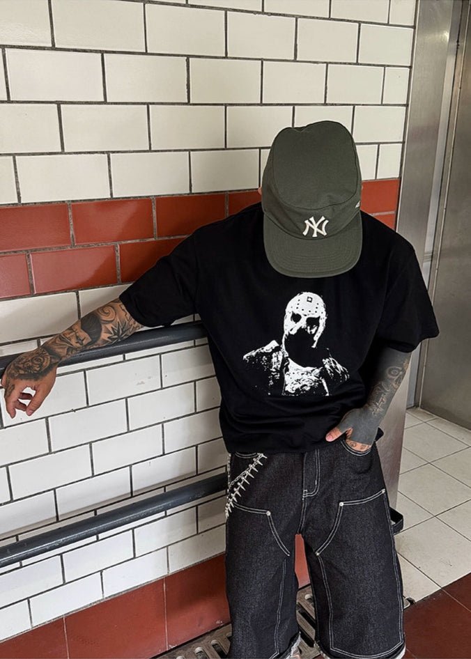 Monochrome Portrait Graphic Tee - Rick Circus