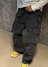 Multi - Pocket Paratrooper Washed Cargo Pants - Rick Circus