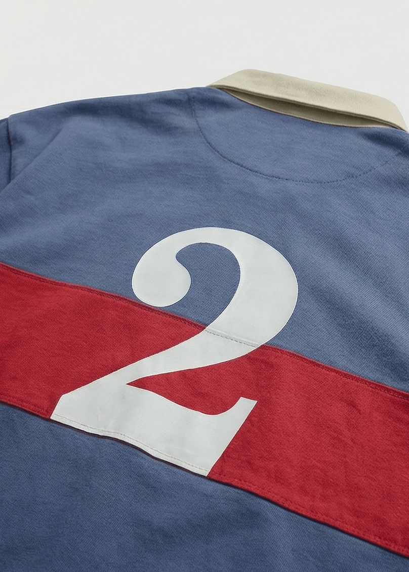 Oversized Contrast Stripe Streetwear Tee - Rick Circus