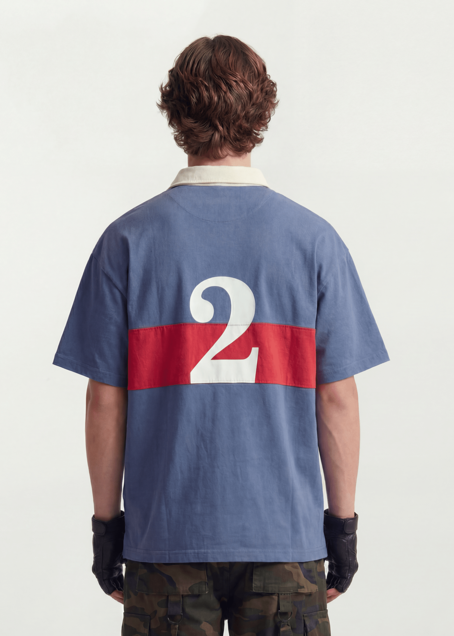 Oversized Contrast Stripe Streetwear Tee - Rick Circus