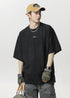 Oversized Faux Suede Raglan T-Shirt - Rick Circus