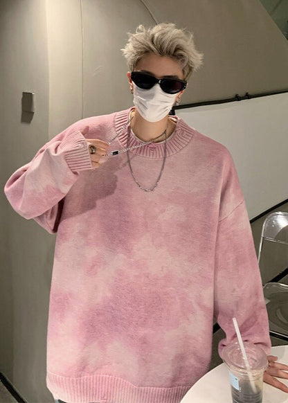 Oversized Gradient Knit Sweater - Rick Circus