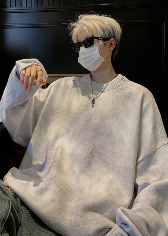 Oversized Gradient Knit Sweater - Rick Circus