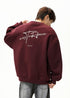 Oversized Graphic Crewneck Sweatshirt - Rick Circus