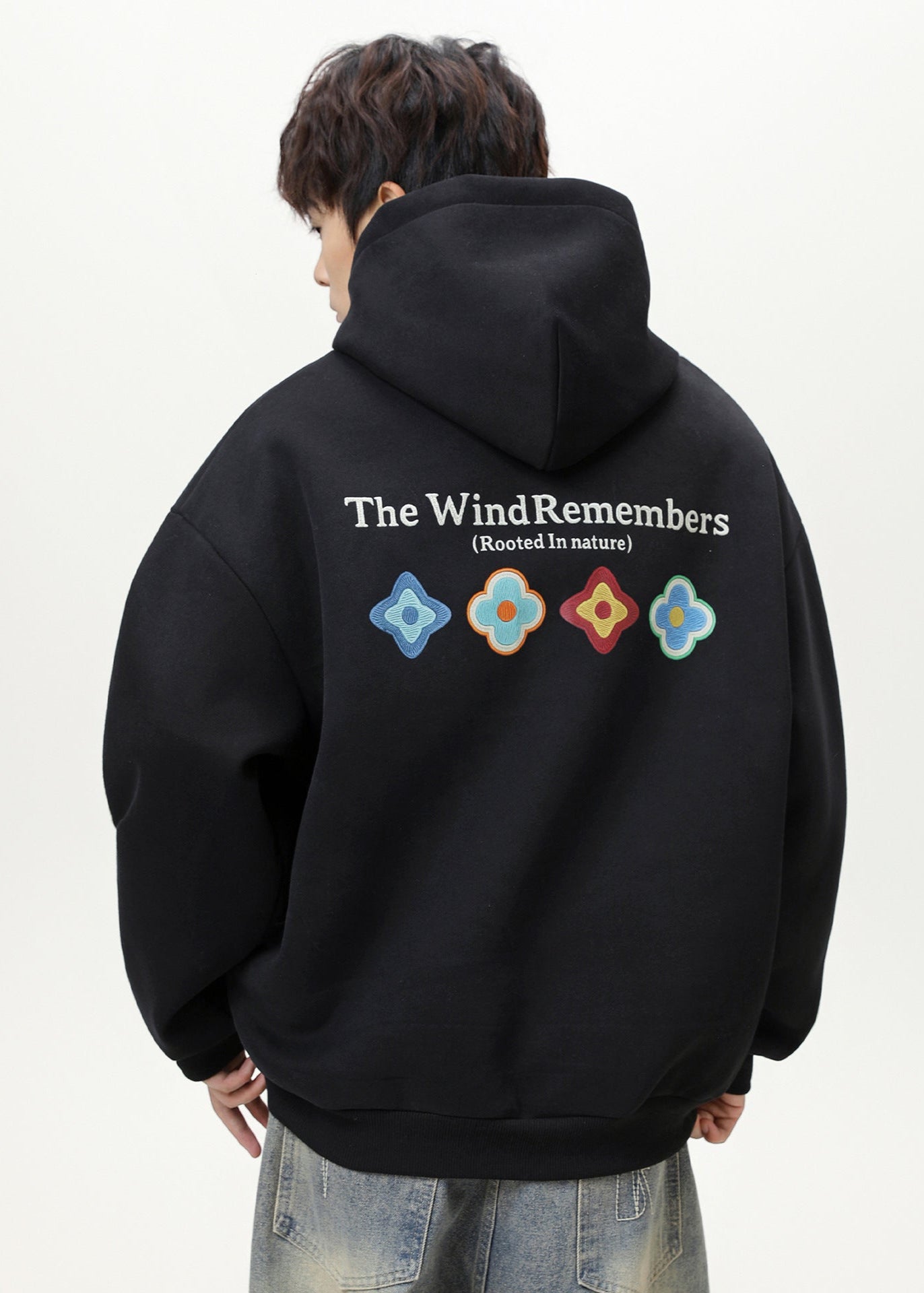 Oversized Graphic Hoodie - Rick Circus