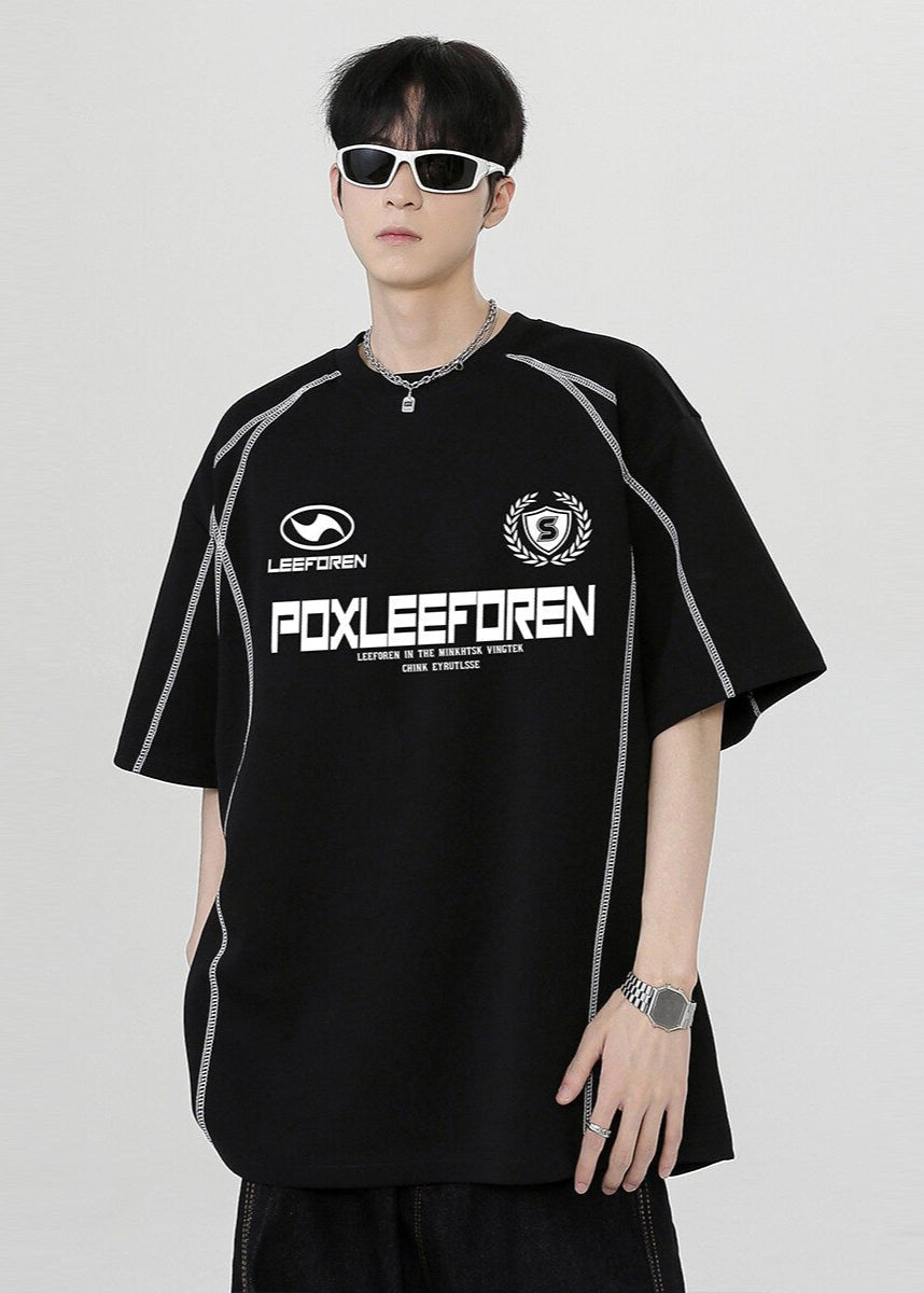 Oversized Graphic T-Shirt - Rick Circus