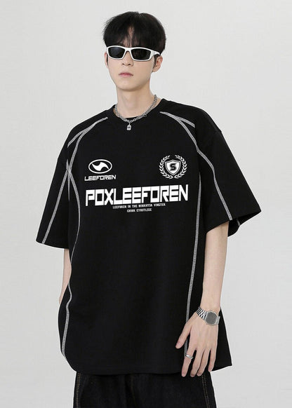 Oversized Graphic T-Shirt - Rick Circus