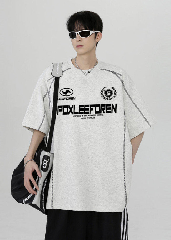 Oversized Graphic T-Shirt - Rick Circus