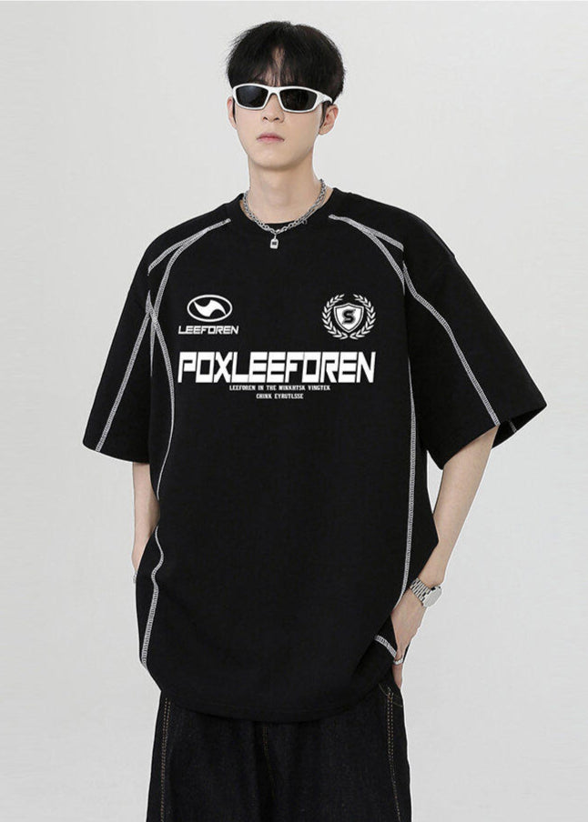 Oversized Graphic T-Shirt - Rick Circus