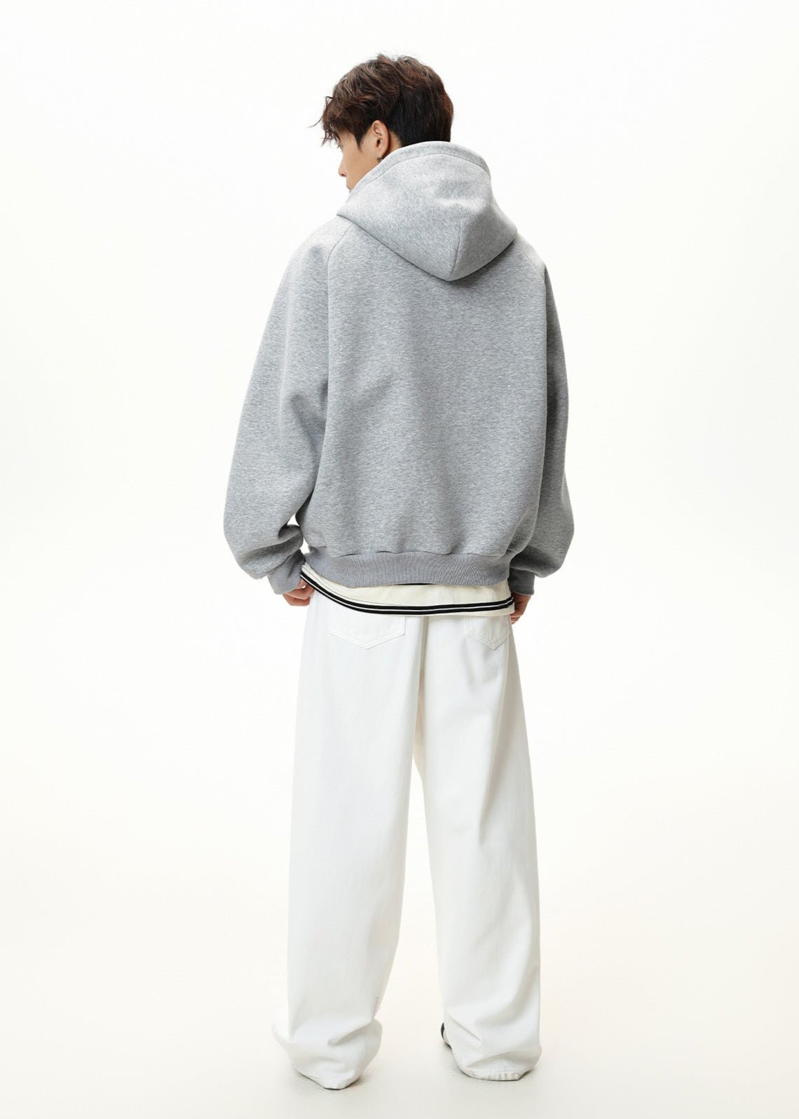 Oversized Half - Zip Hoodie - Rick Circus