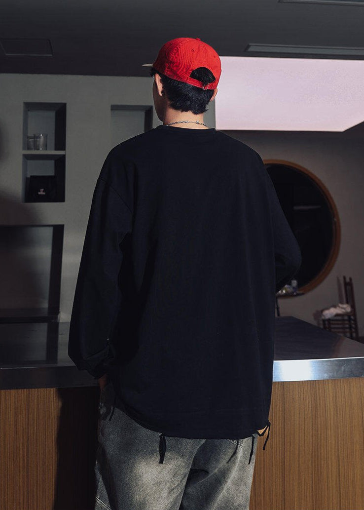 Oversized Long Sleeve Streetwear Shirt - Rick Circus