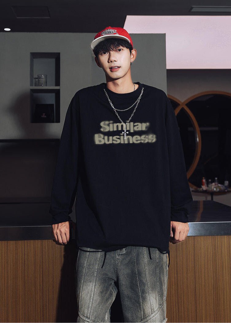 Oversized Long Sleeve Streetwear Shirt - Rick Circus