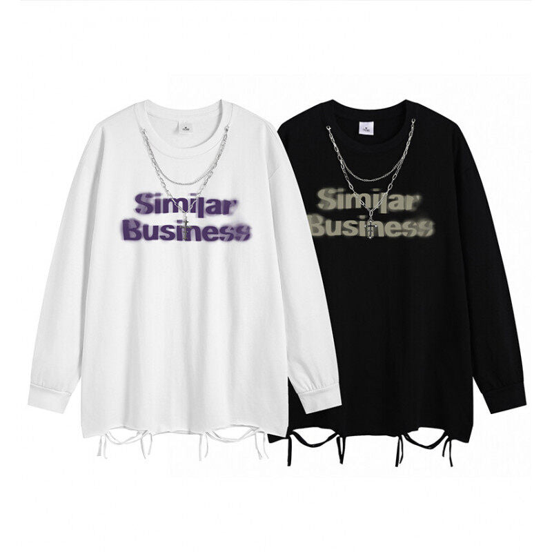 Oversized Long Sleeve Streetwear Shirt - Rick Circus