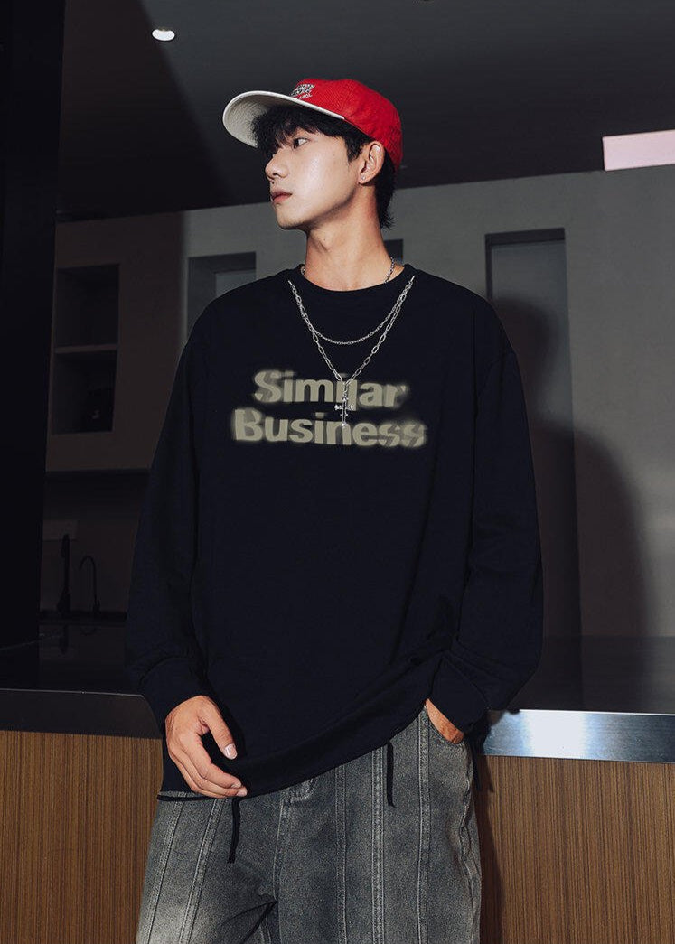 Oversized Long Sleeve Streetwear Shirt - Rick Circus