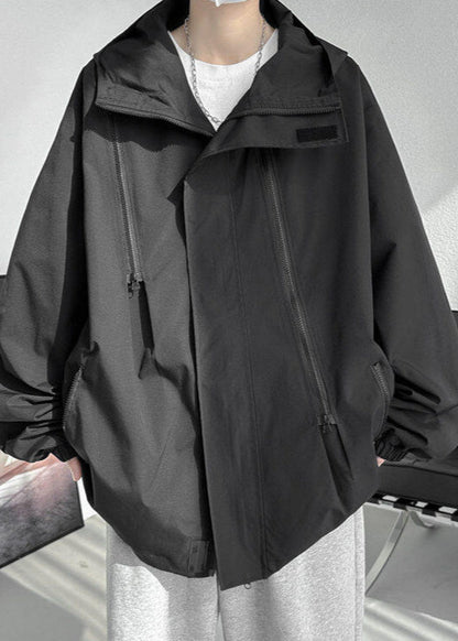 Oversized Multi - Zip Hooded Jacket - Rick Circus