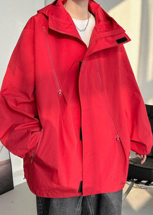 Oversized Multi - Zip Hooded Jacket - Rick Circus