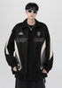 Oversized Patchwork Varsity Jacket - Rick Circus