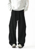 Oversized Ribbed Wide - Leg Pants - Rick Circus