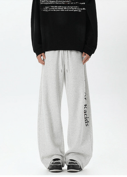 Oversized Sweatpants with Side Print - Rick Circus