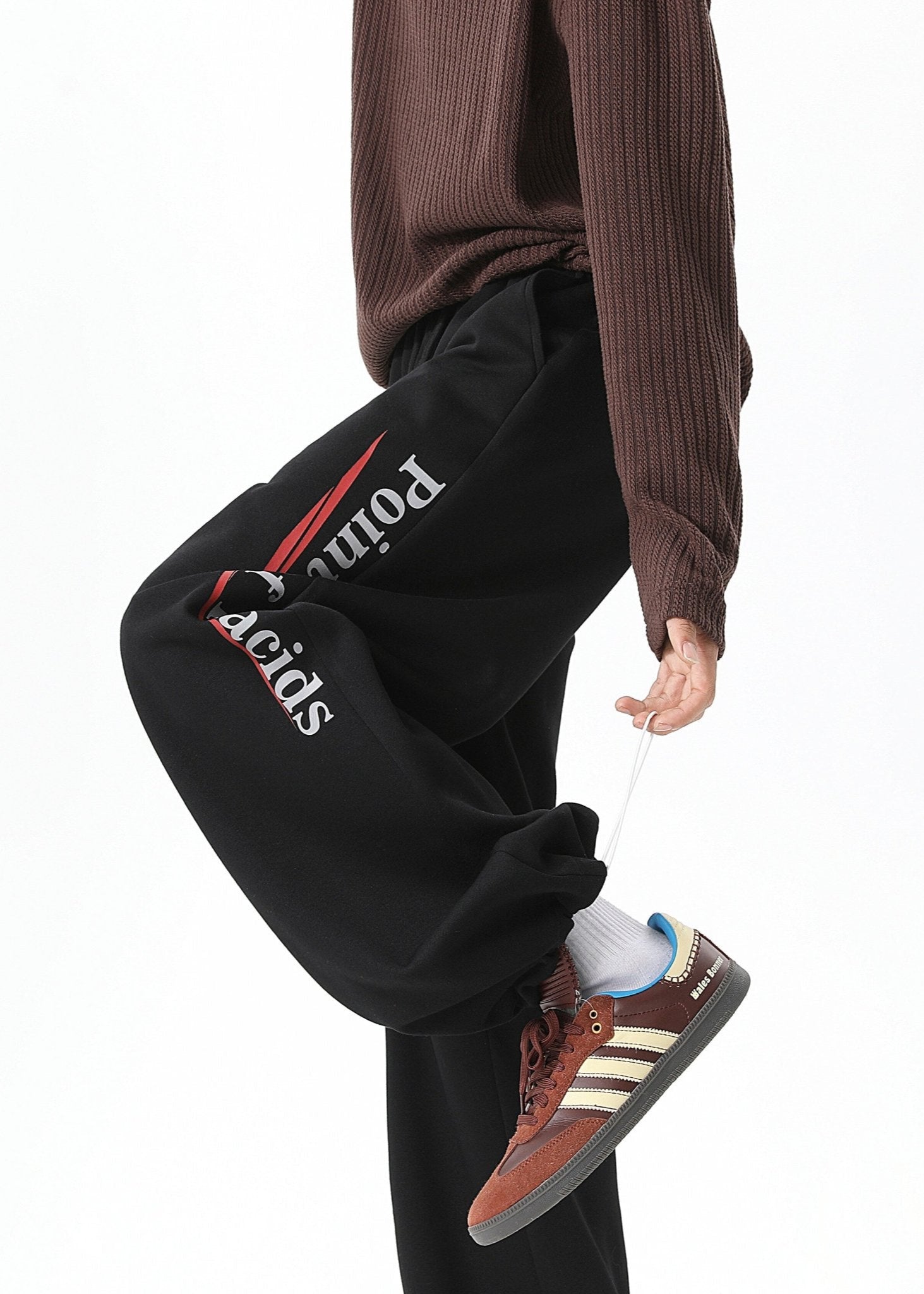 Oversized Sweatpants with Side Print - Rick Circus