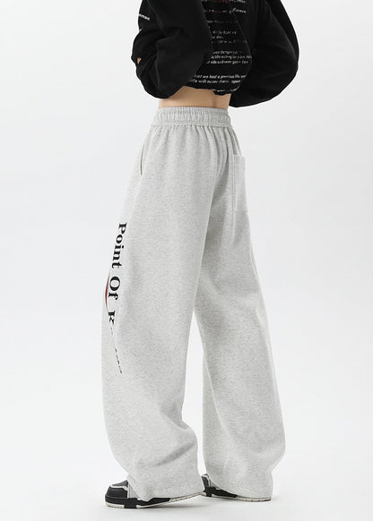 Oversized Sweatpants with Side Print - Rick Circus