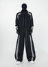 Oversized Tracksuit with Triple Stripe Design - Rick Circus