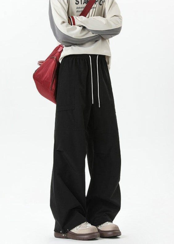 Oversized Wide - Leg Cargo Pants - Rick Circus