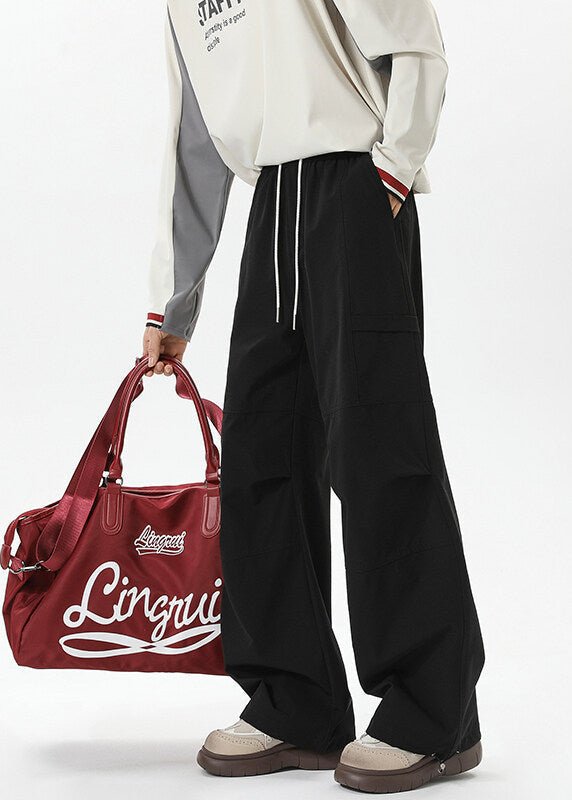 Oversized Wide - Leg Cargo Pants - Rick Circus
