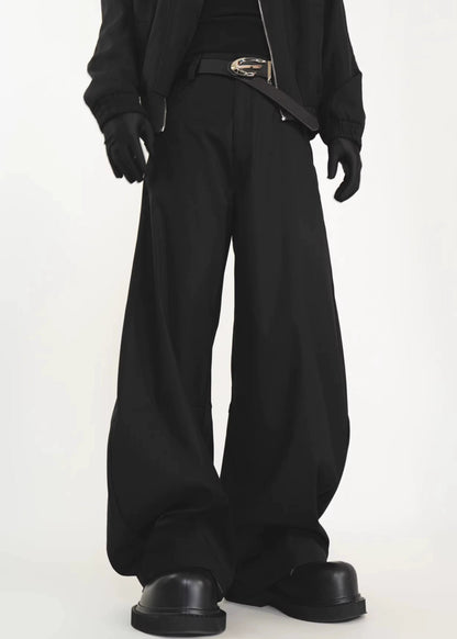Oversized Wide - Leg Trousers - Rick Circus