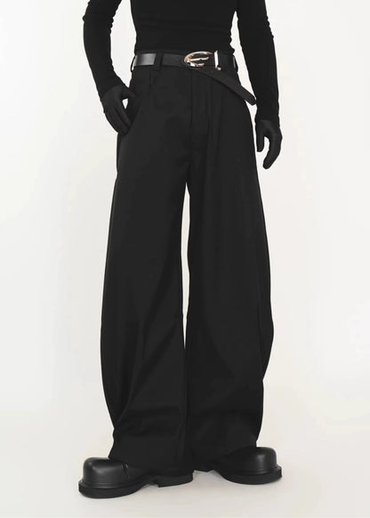 Oversized Wide - Leg Trousers - Rick Circus