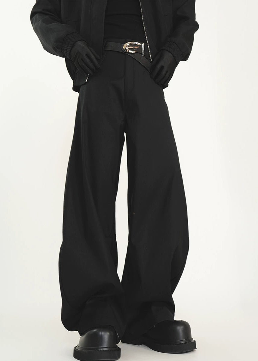 Oversized Wide - Leg Trousers - Rick Circus