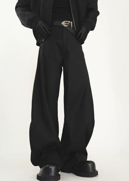 Oversized Wide - Leg Trousers - Rick Circus