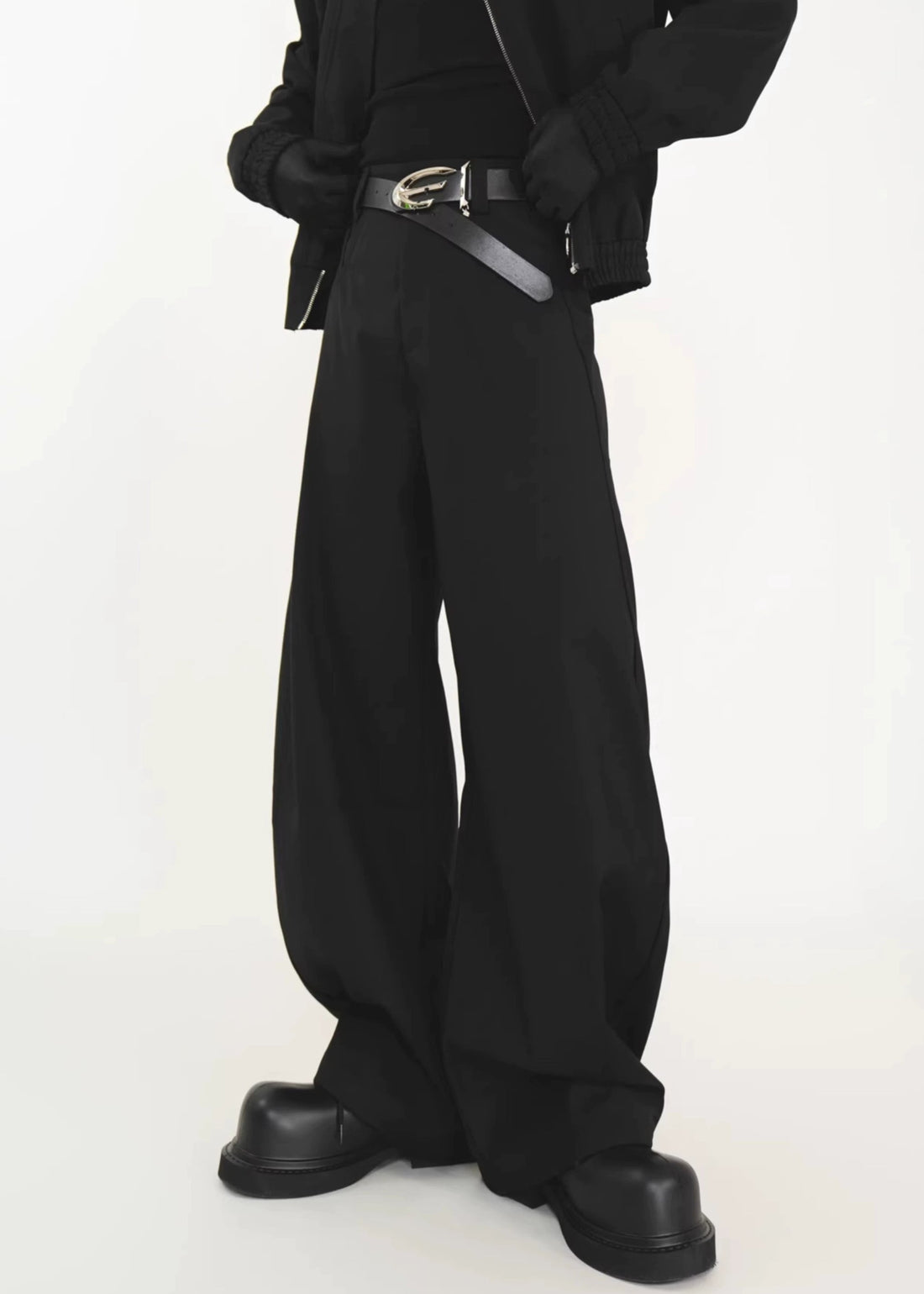 Oversized Wide - Leg Trousers - Rick Circus